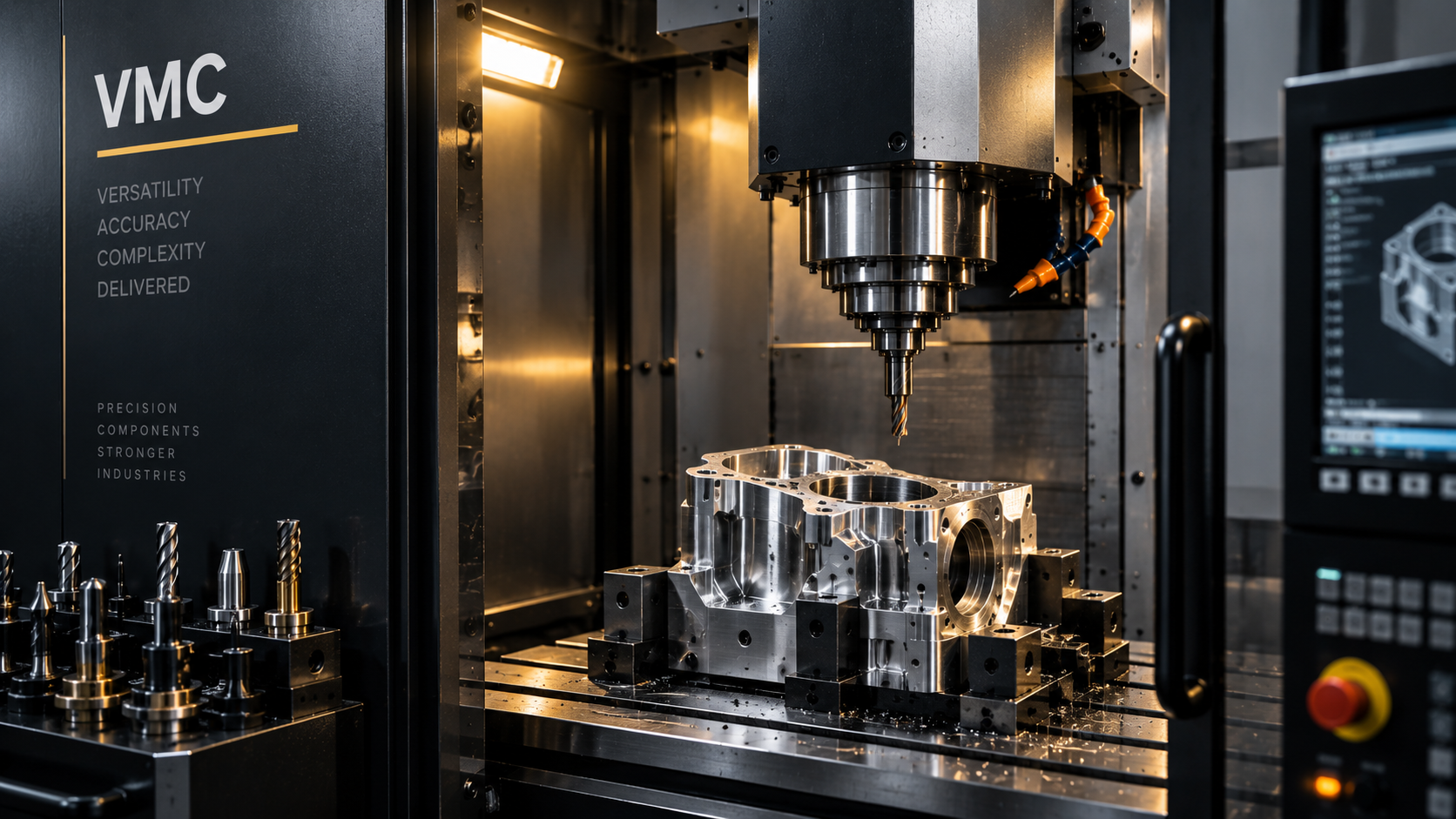 Vertical machining equipment